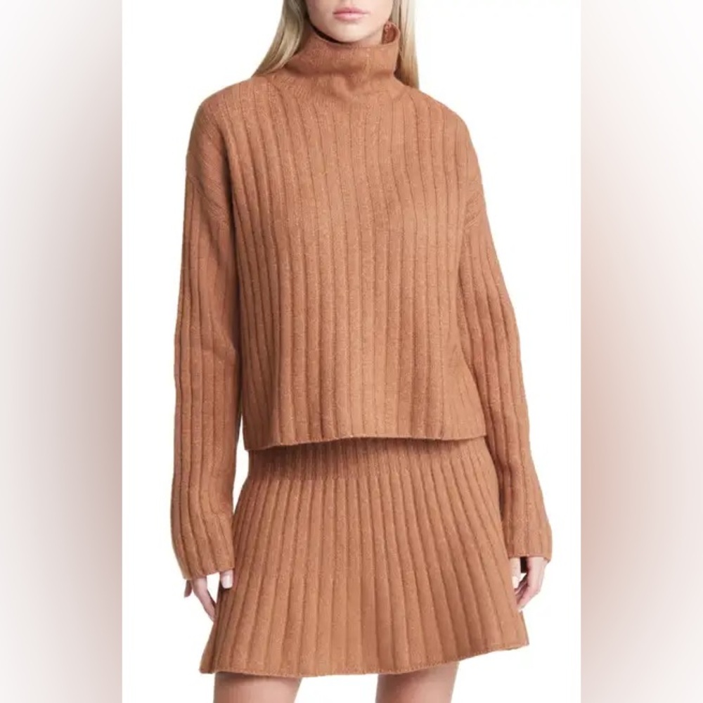 Open Edit Funnel Neck Sweater - Picture 2 of 4